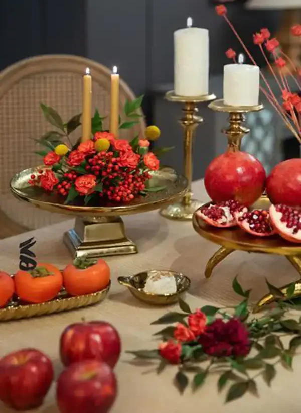 تزیین سفره شب یلدا