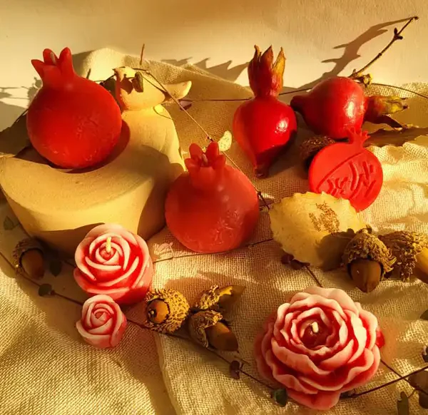 تزیین انار شب یلدا