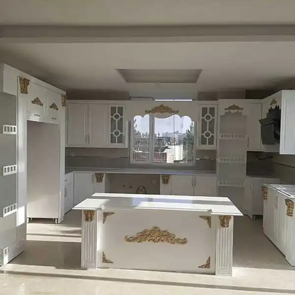 مدل آشپزخانه ترکیبی از طراحی مدرن، کاربردی و زیبایی که ترند شدن