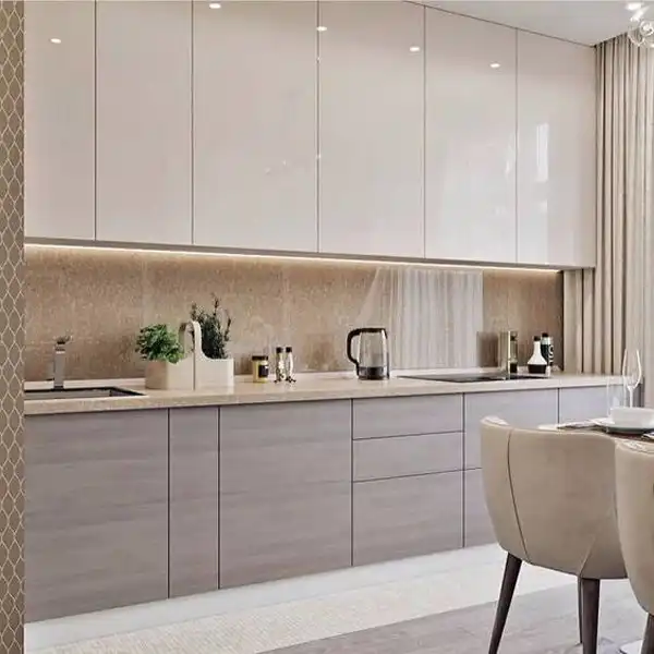 هایگلاس مدل کابینت آشپزخانه ایرانی جدید + دکوراسیونی خاص و دلباز با کابینت هایگلاس