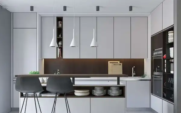 هایگلاس مدل کابینت آشپزخانه ایرانی جدید + دکوراسیونی خاص و دلباز با کابینت هایگلاس
