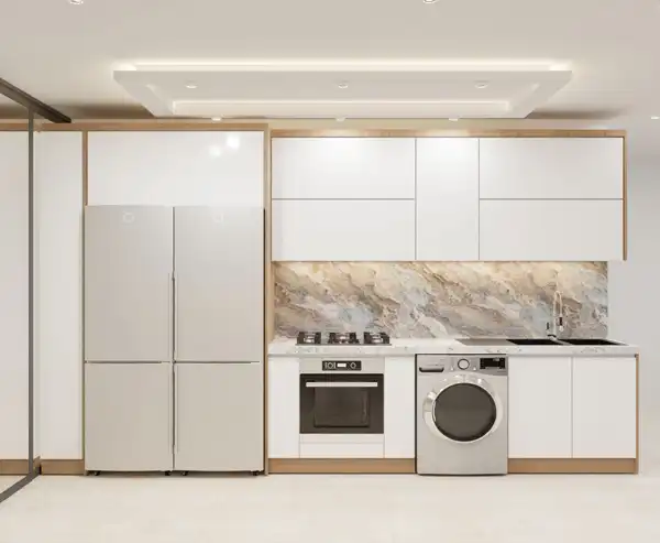 هایگلاس مدل کابینت آشپزخانه ایرانی جدید + دکوراسیونی خاص و دلباز با کابینت هایگلاس