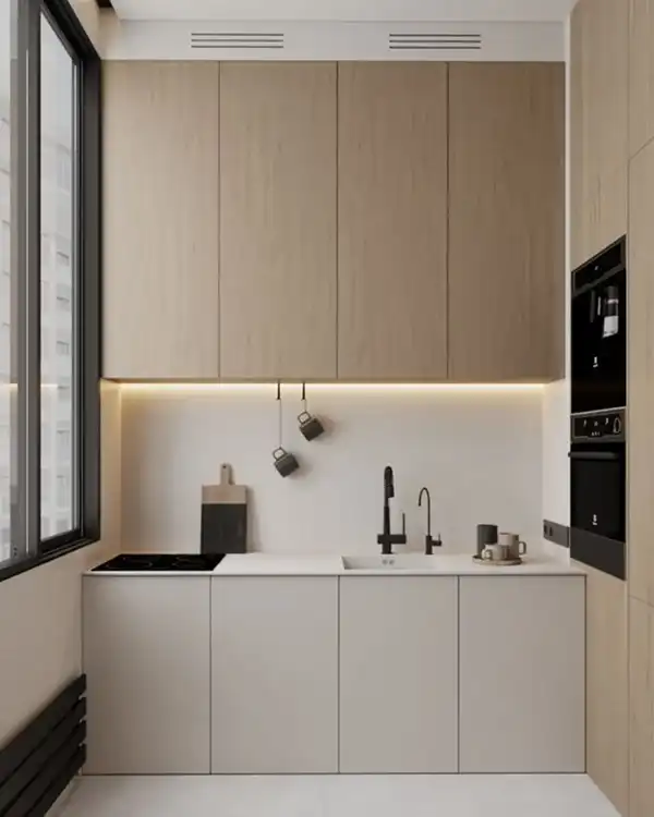 مدل کابینت آشپزخانه کوچک ایرانی جدید + خفن ترین طراحی کابینت برای آشپزخانه های کوچک