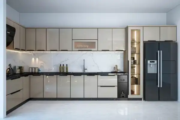 مدل کابینت آشپزخانه کوچک ایرانی جدید + خفن ترین طراحی کابینت برای آشپزخانه های کوچک