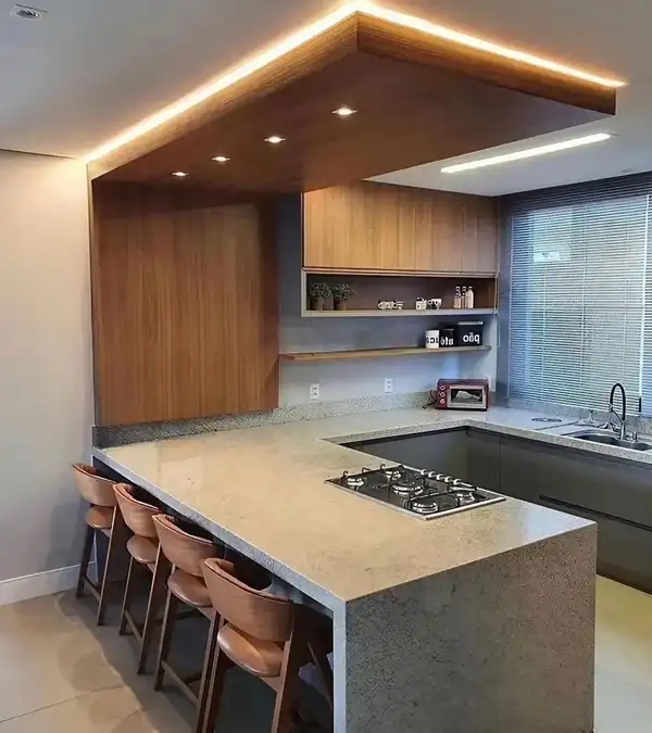 مدل کابینت آشپزخانه کوچک ایرانی جدید + خفن ترین طراحی کابینت برای آشپزخانه های کوچک