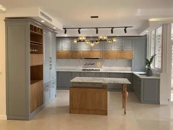 مدل کابینت آشپزخانه کوچک ایرانی جدید + خفن ترین طراحی کابینت برای آشپزخانه های کوچک
