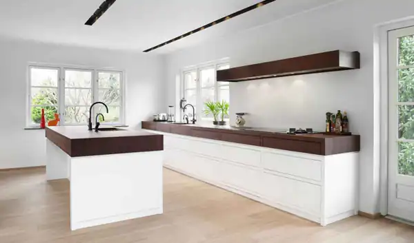 مدل کابینت سفید و رنگ های روشن + دکوراسیون ساده و شیک