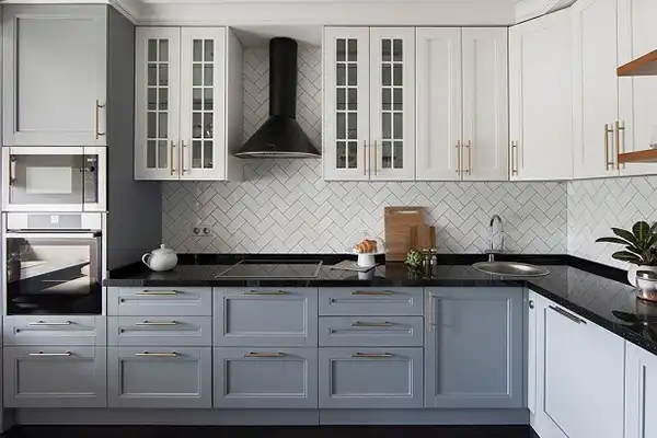 مدل کابینت جدید + طراحی جدید برای دکوراسیون آشپزخانه و کابینت با رنگ های سال
