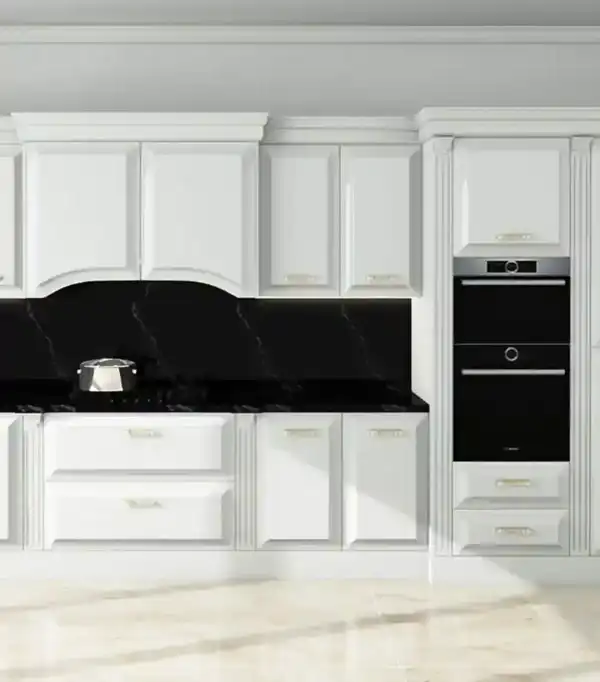مدل کابینت ساده برای بزرگ نشان دادن فضای آشپزخانه به سبک مدرن و کلاسیک