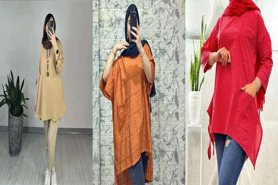 مدل مانتو جلو بسته کلوش + طراحی خاص با پارچه‌های سبک و زیبا