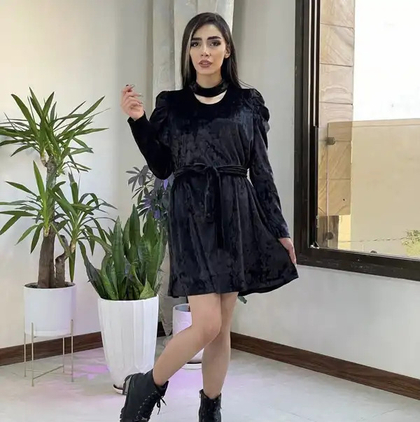 مدل پیراهن مخمل + زیباترین و جدیدترین طرح ها و رنگ ها