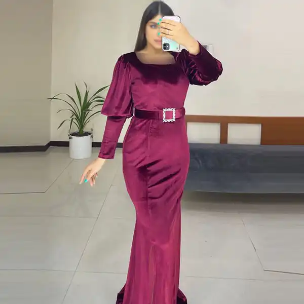 مدل پیراهن مخمل + زیباترین و جدیدترین طرح ها و رنگ ها