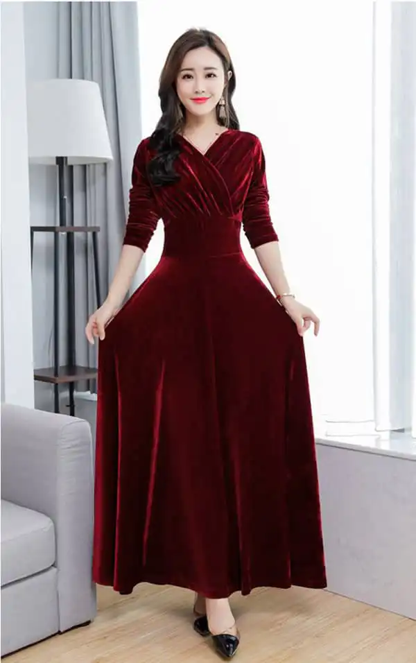 مدل پیراهن مخمل + زیباترین و جدیدترین طرح ها و رنگ ها