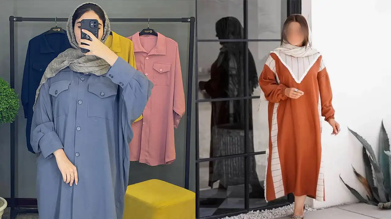 مدل مانتو ابروبادی ساده + جدیدترین مدل های مانتو ابروبادی ساده و شیک و سنگین