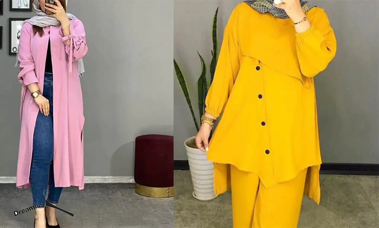 مدل مانتو ابروبادی ساده + جدیدترین مدل های مانتو ابروبادی ساده و شیک و سنگین