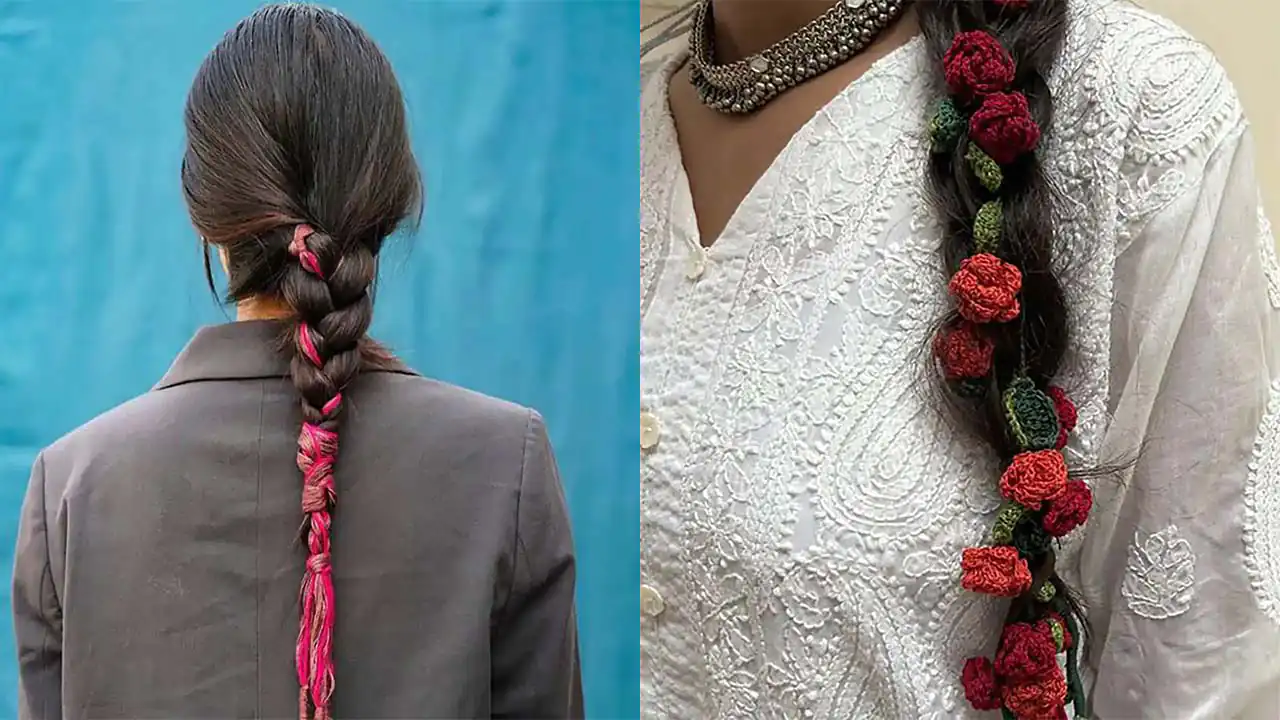 اکسسوری بافت مو + زیباترین مدل های اکسسوری بافت مو ترند امسال