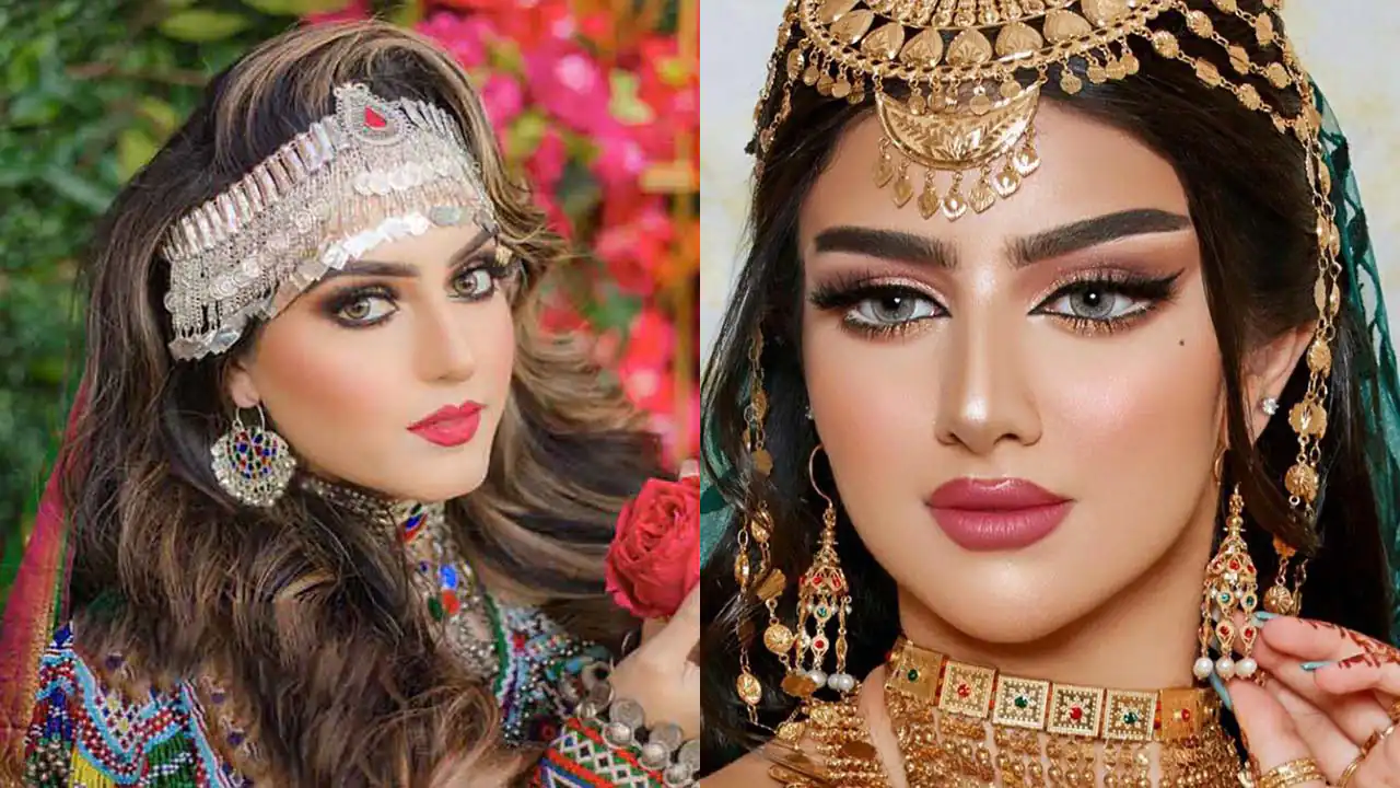 مدل آرایش افغانی + زیباترین مدل های آرایش افغانی که هوش از سرتان می برد