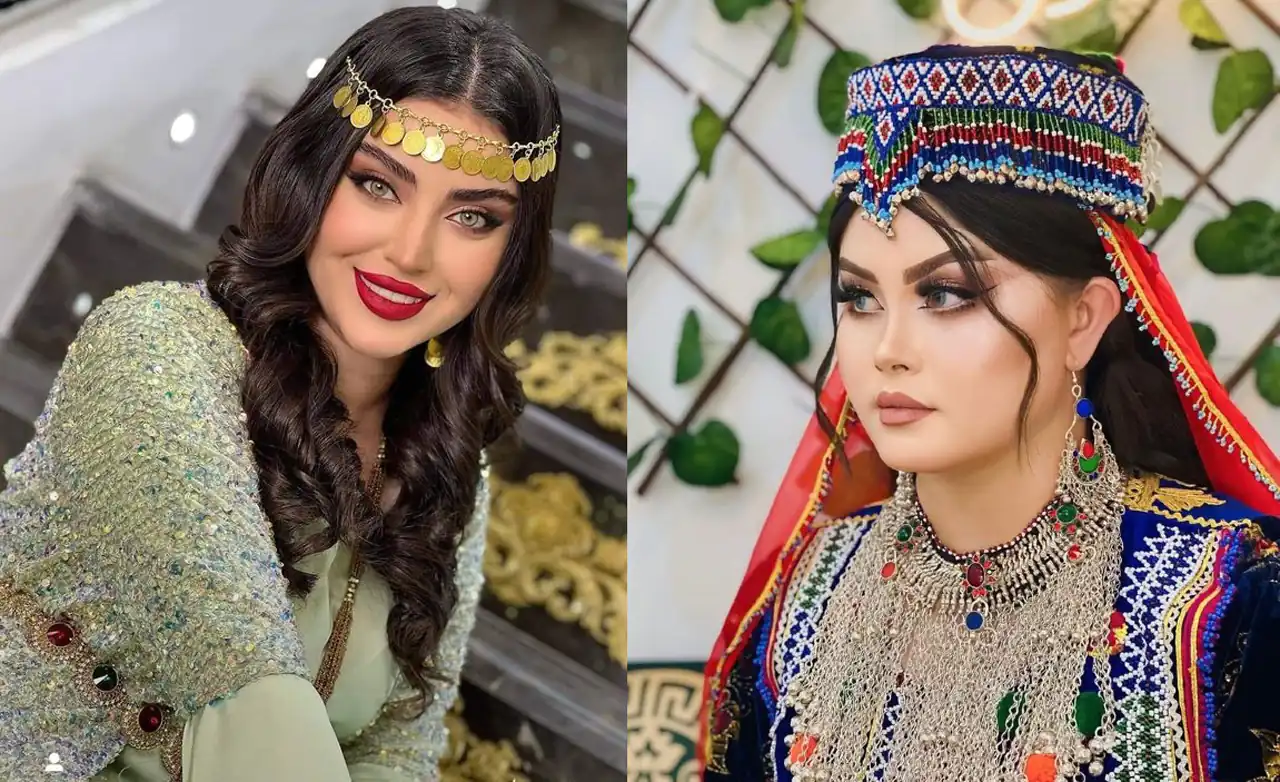 مدل آرایش افغانی + زیباترین مدل های آرایش افغانی که هوش از سرتان می برد