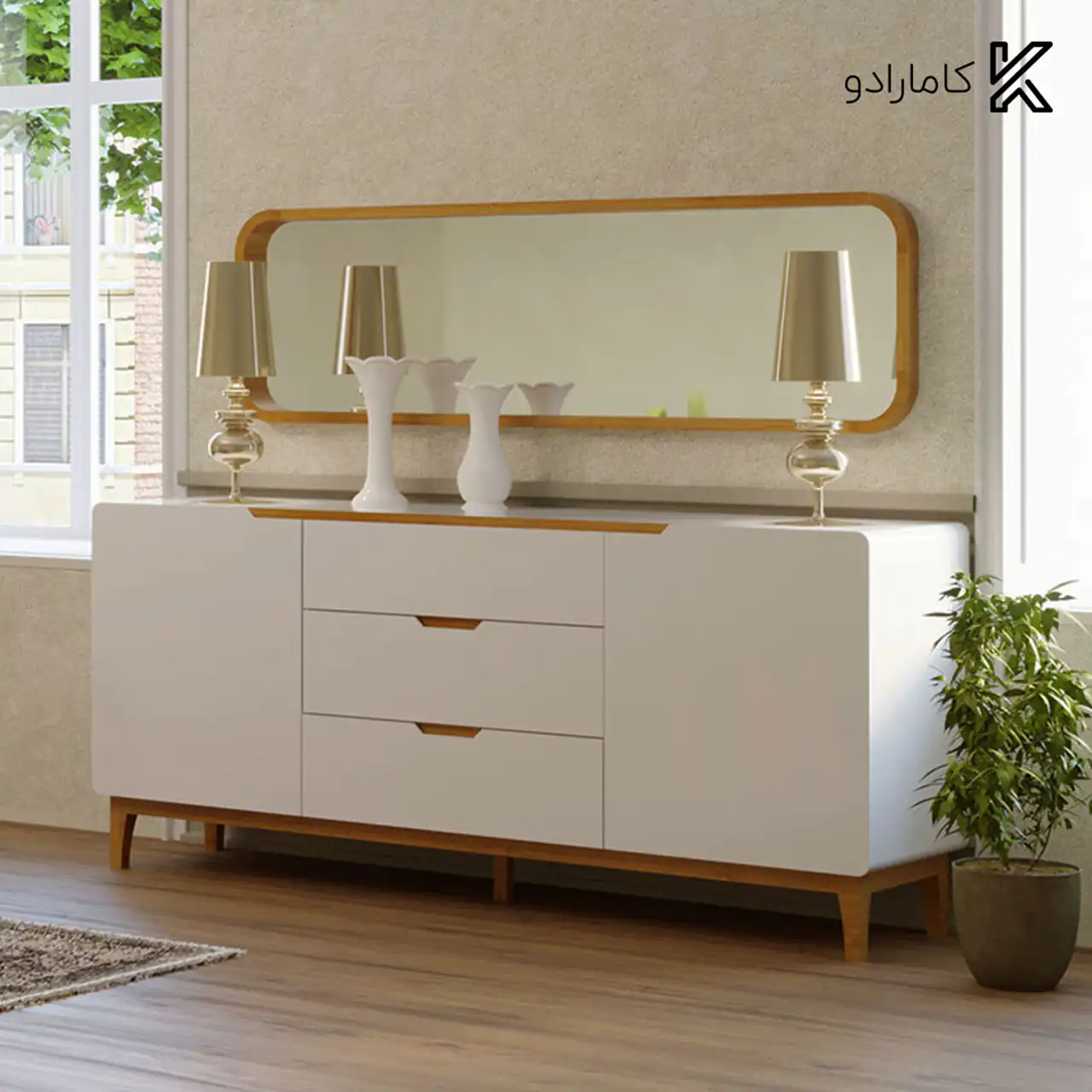مدل آینه برای کنسول + ترکیب فوق العاده از آینه با کنسول ساخته امسال
