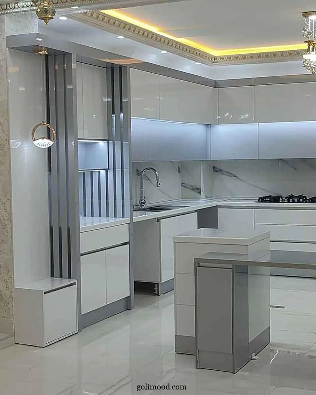 جدیدترین مدل کابینت آشپزخانه + زیباترین مدل های کابینت ترند امسال بسیار لاکچری