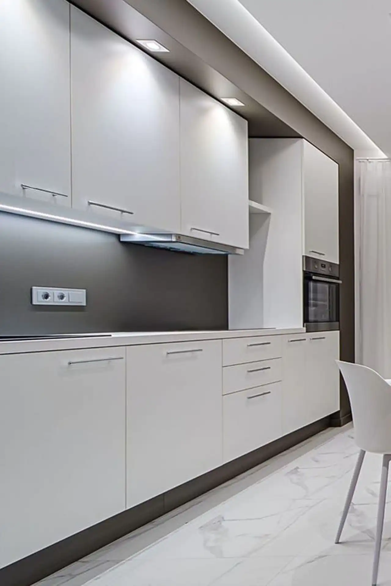 مدل کابینت ام دی اف سفید + زیباترین مدل های کابینت ام دی اف سفید ترند امسال