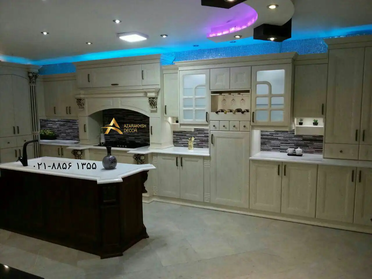 مدل کابینت ام دی اف سفید + زیباترین مدل های کابینت ام دی اف سفید ترند امسال