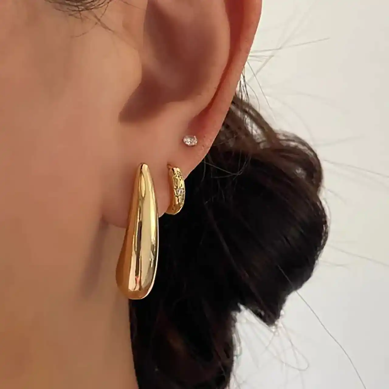مدل گوشواره اشکی + با دیدن این تصاویر متوجه محبوبیت گوشواره اشکی می شوید