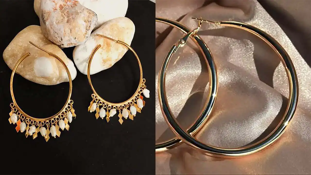 مدل گوشواره حلقه ای + زیباترین مدل های گوشواره حلقه ای خاص و لاکچری این روزها