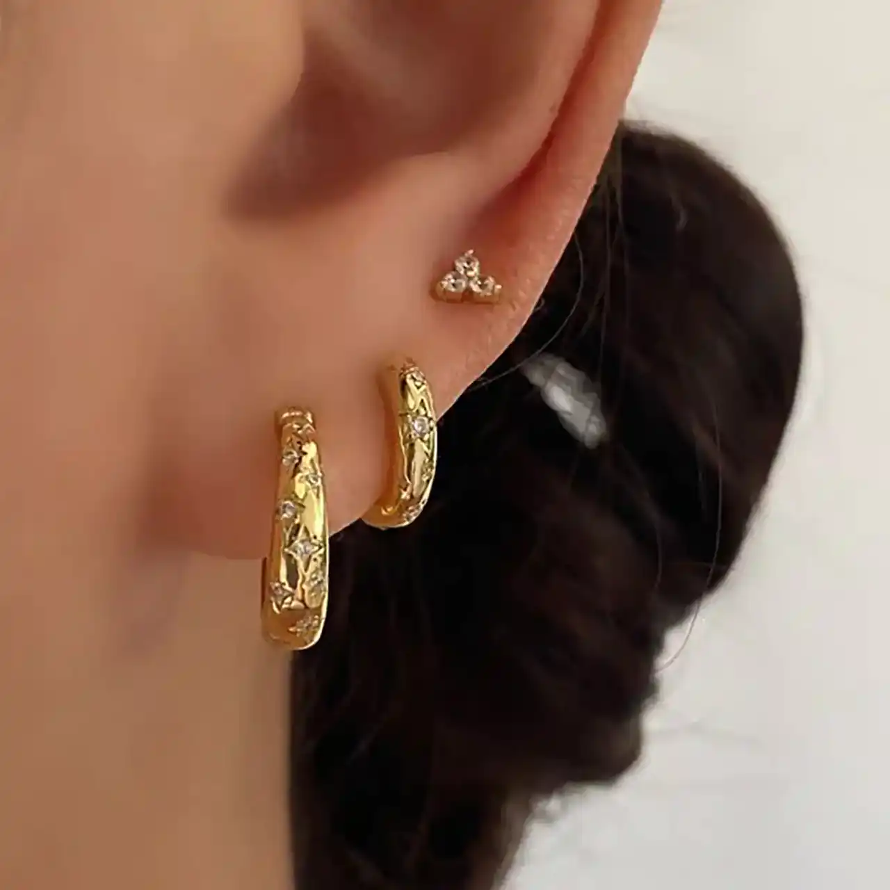 مدل گوشواره حلقه ای + زیباترین مدل های گوشواره حلقه ای خاص و لاکچری این روزها