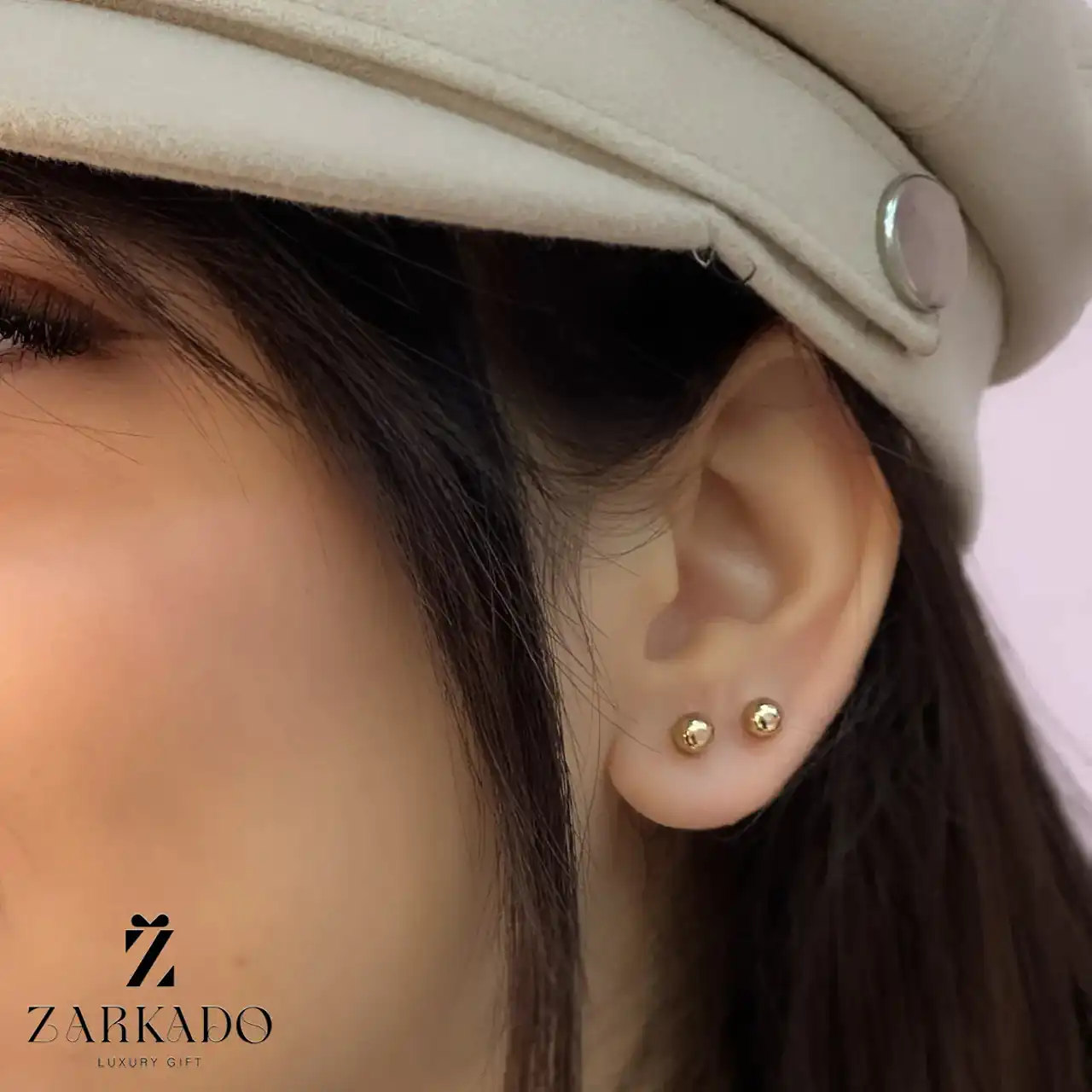 مدل گوشواره توپی طلا + زیباترین مدل های گوشواره به سبک توپی جدید