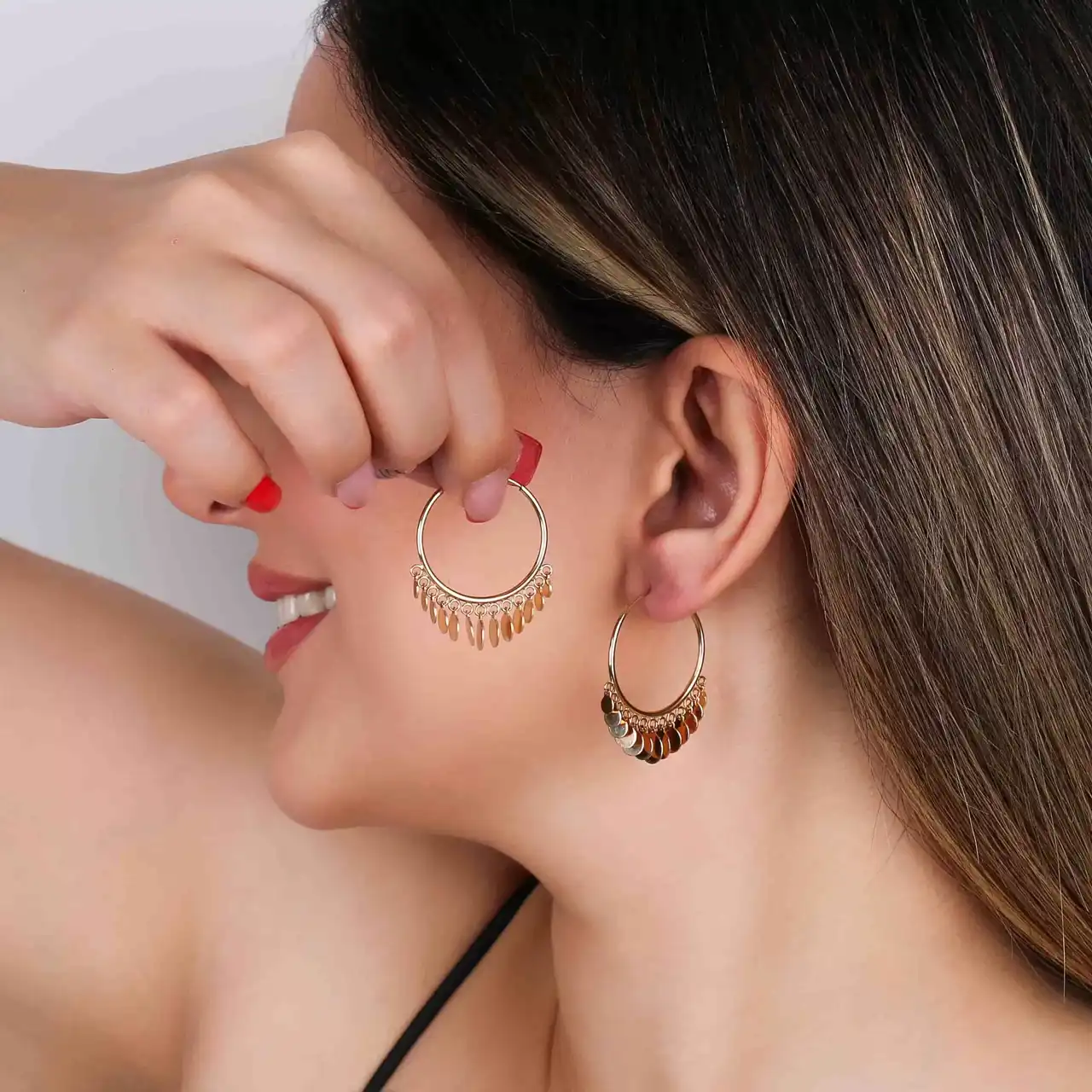 گوشواره آویز طلا + شیک ترین و خاص ترین مدل های گوشواره طلا آویزدار