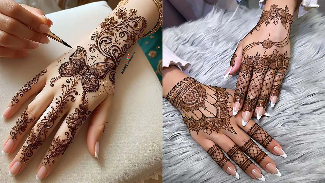 مدل حنا پینترستی + زیباترین مدل های حنا دست که کلی هنر و اصالت پشتشه