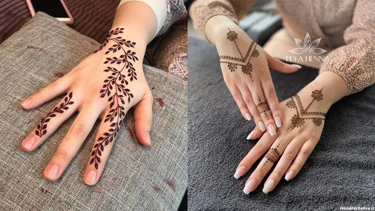 مدل حنا دخترانه + زیباترین مدل های حنا دخترانه برای دست بسیار شیک و لاکچری