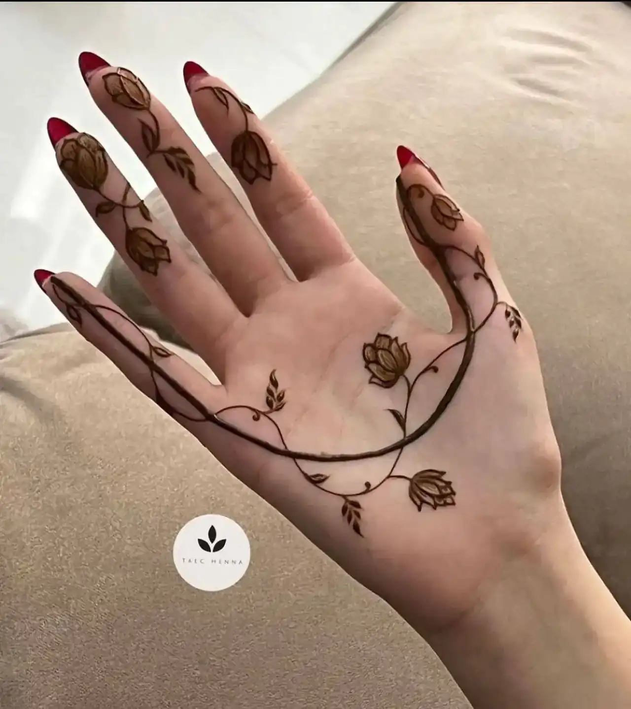 مدل حنا پینترستی + زیباترین مدل های حنا دست که کلی هنر و اصالت پشتشه