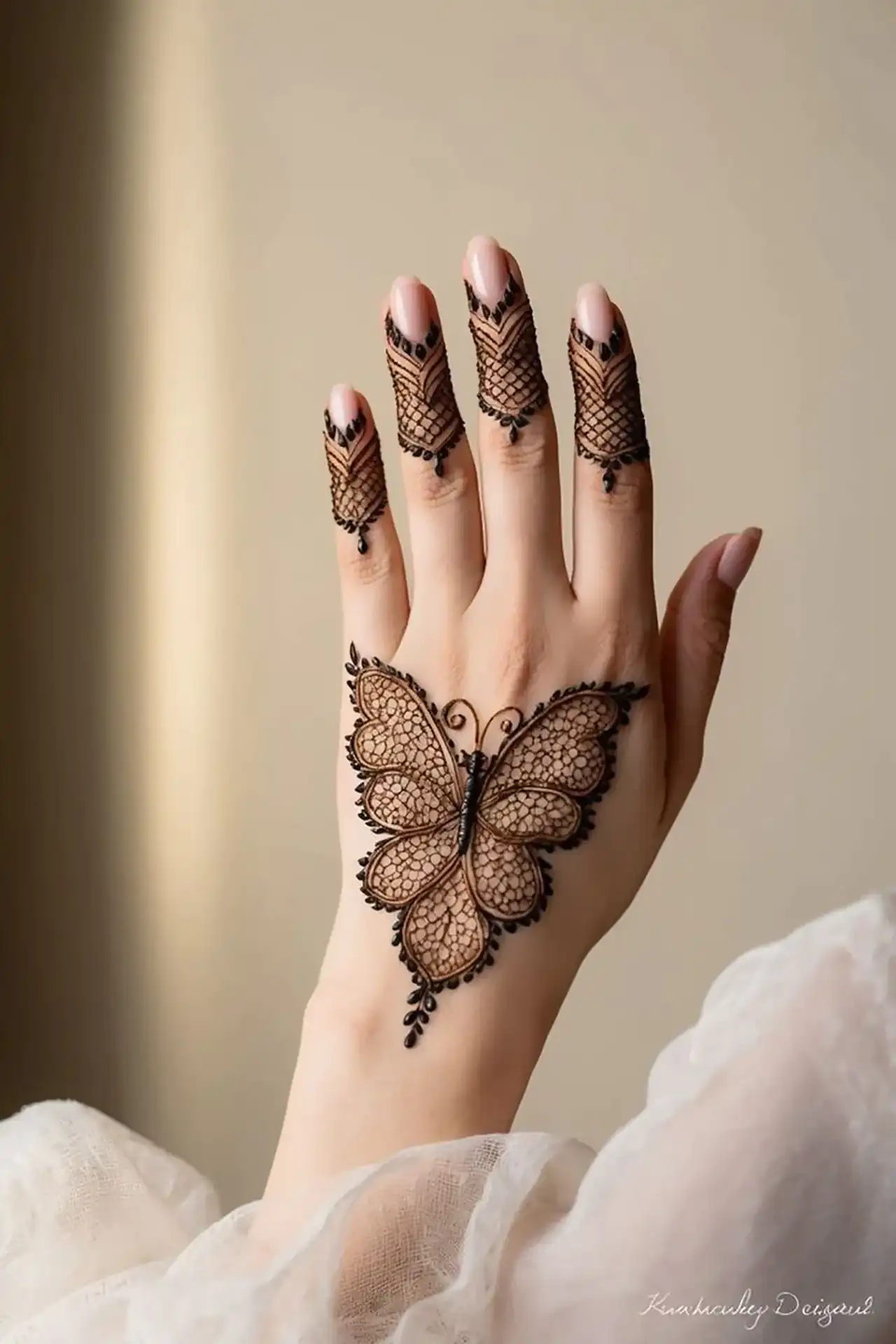 مدل حنا پینترستی + زیباترین مدل های حنا دست که کلی هنر و اصالت پشتشه