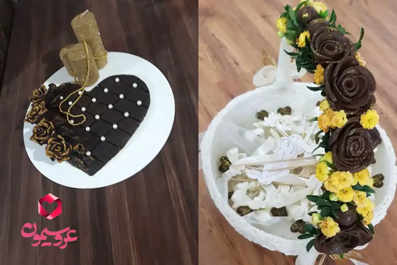 مدل حنا تزیین شده + ایده های جالب برای تزیین حنا در ظرف برای مراسم