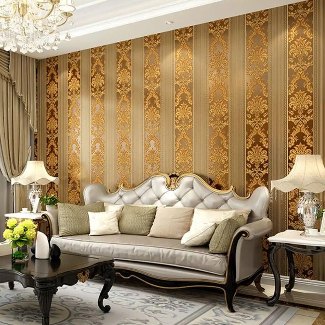مدل کاغذ دیواری برای پذیرایی + جدیدترین مدل های کاغد دیواری که امسال مد شده