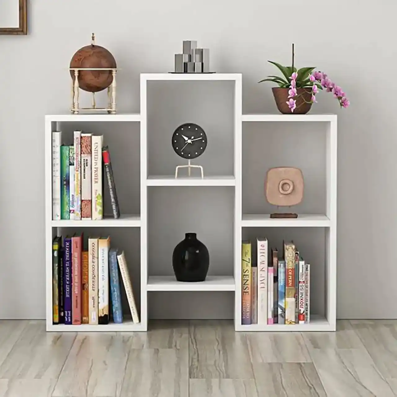 مدل کتابخانه جمع و جور + بهترین نمونه های کتابخانه برای فضای کوچک