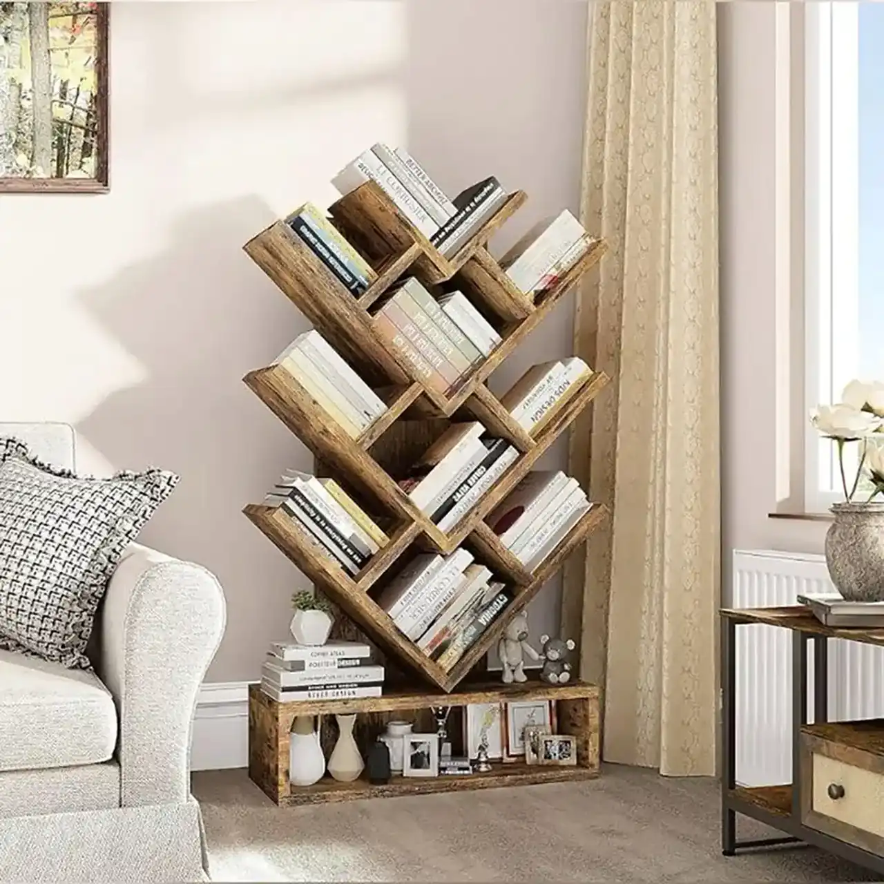 مدل کتابخانه جمع و جور + بهترین نمونه های کتابخانه برای فضای کوچک
