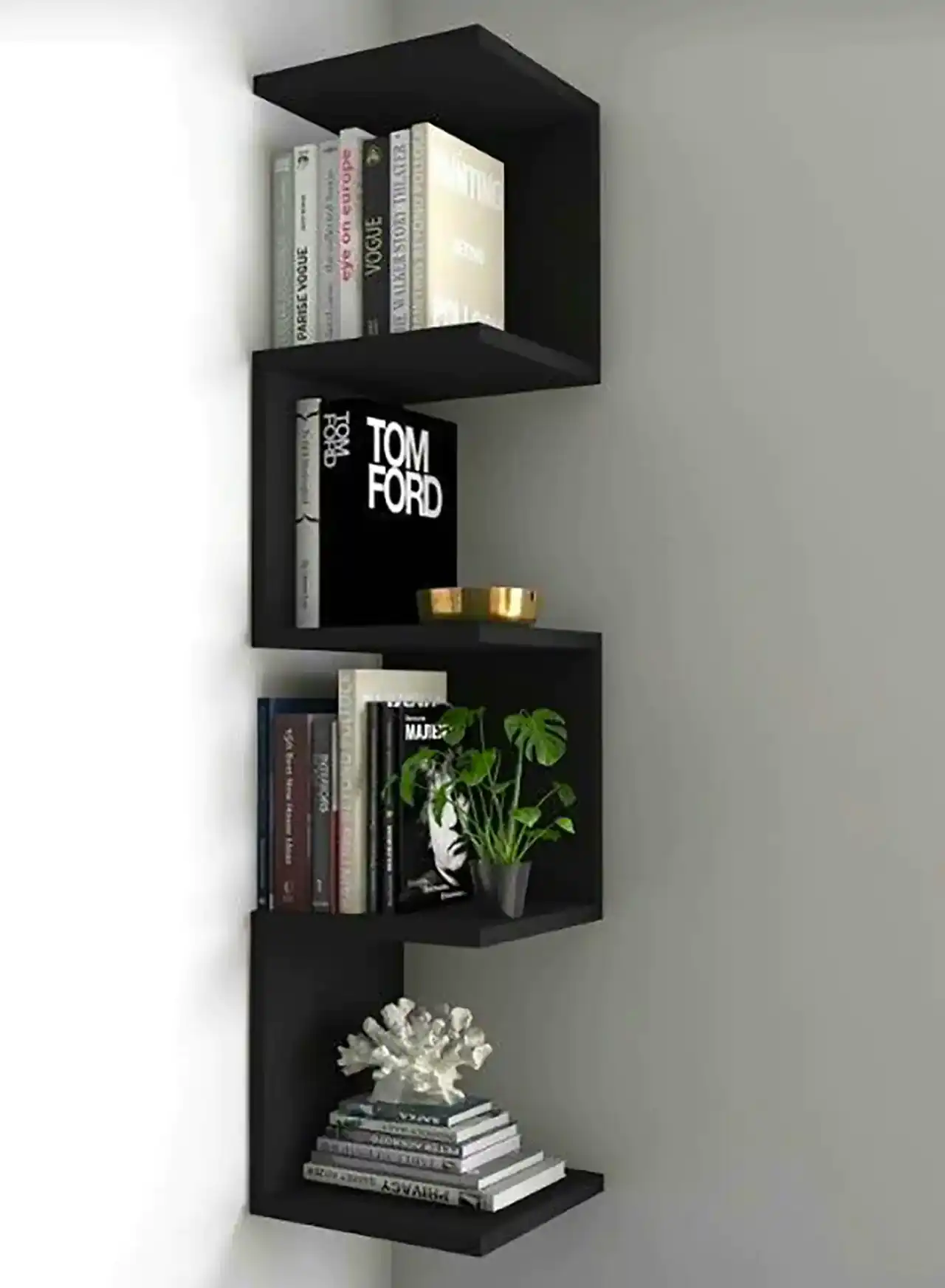 مدل کتابخانه جمع و جور + بهترین نمونه های کتابخانه برای فضای کوچک