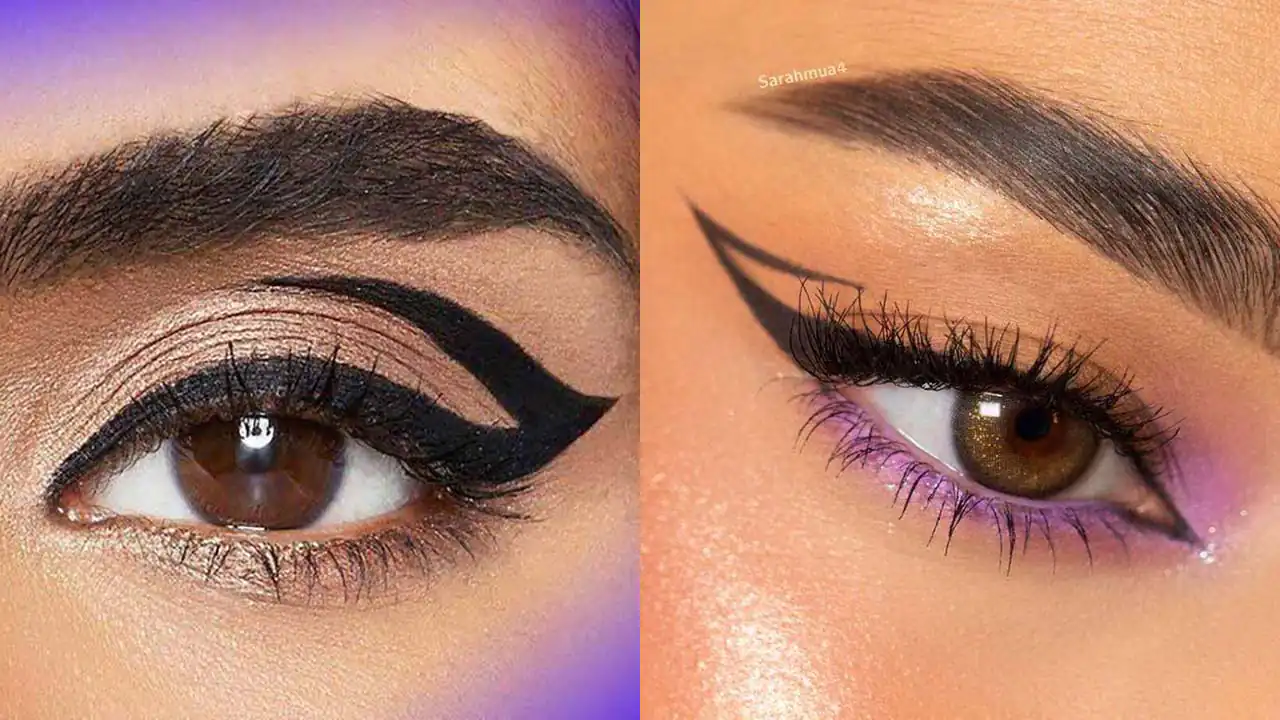 مدل خط چشم اسپرت + نمونه های جدید از خط چشم اسپرت زنانه و دخترانه
