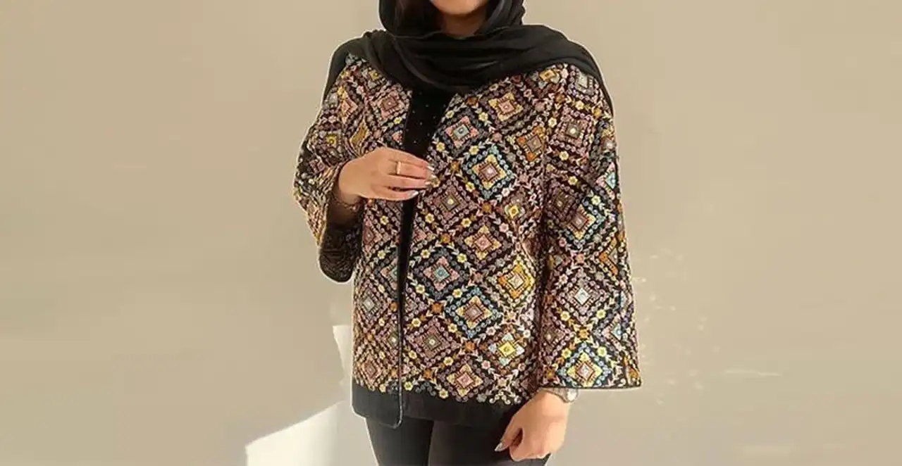 کت سوزن دوزی مجلسی + باکلاس ترین مدل های کت سوزن دوزی مجلسی زنانه با سارافون و دامن