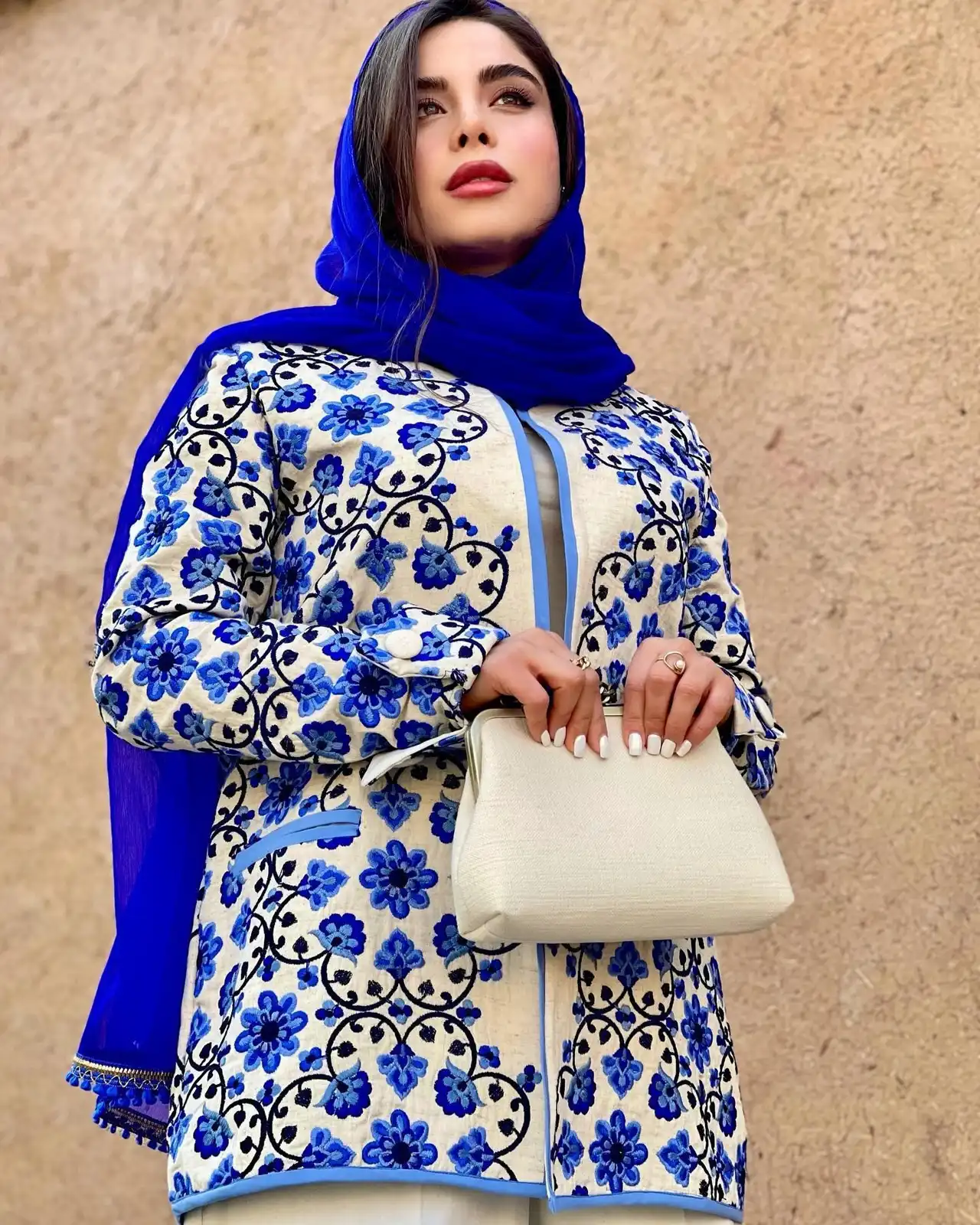 کت سوزن دوزی مجلسی + باکلاس ترین مدل های کت سوزن دوزی مجلسی زنانه با سارافون و دامن