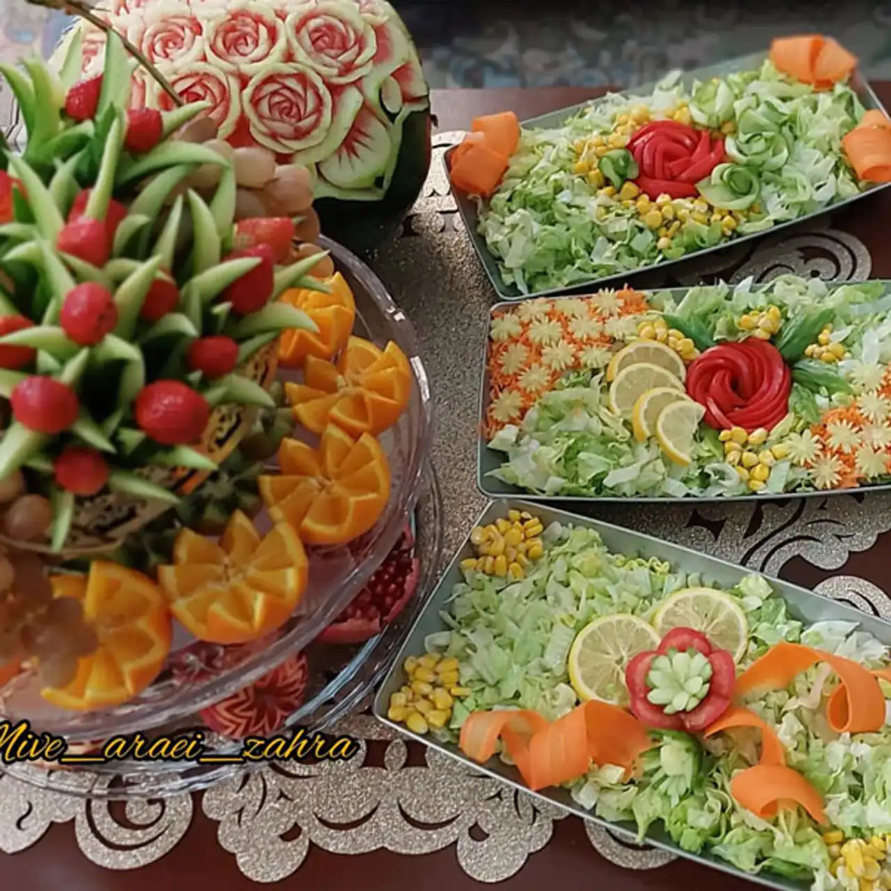 مدل سالاد برای عروس + زیباترین مدل های سالاد برای عروس و مهمانی عروس
