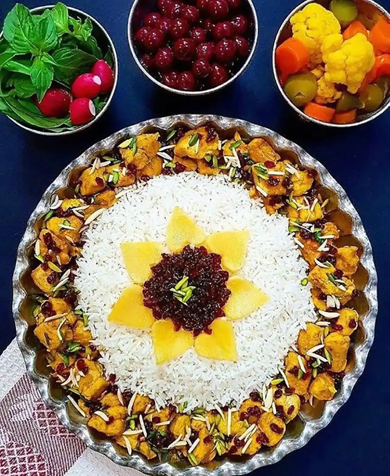 تزیین برنج + زیباترین مدل های تزیین برنج برای مهمانی و مجالس