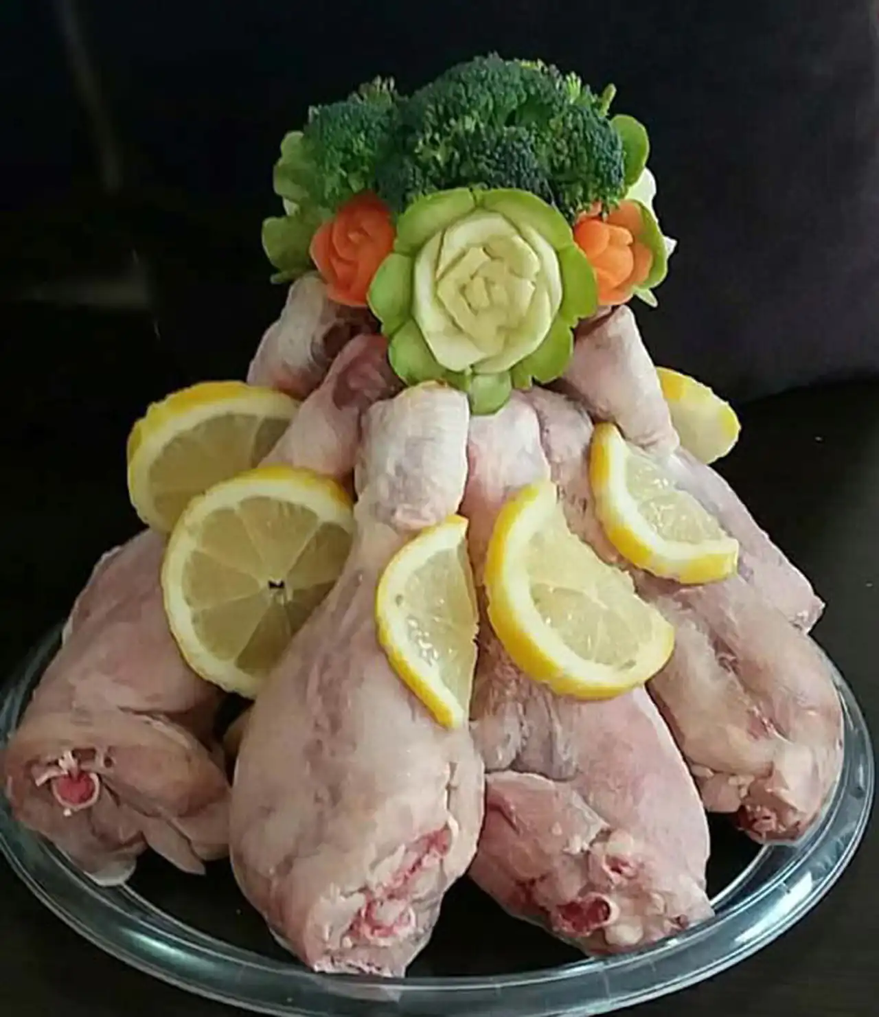 تزیین مرغ برای جهاز عروس + فقط ی ایرانی میتونه مرغ رو اینطوری تزیین کنه