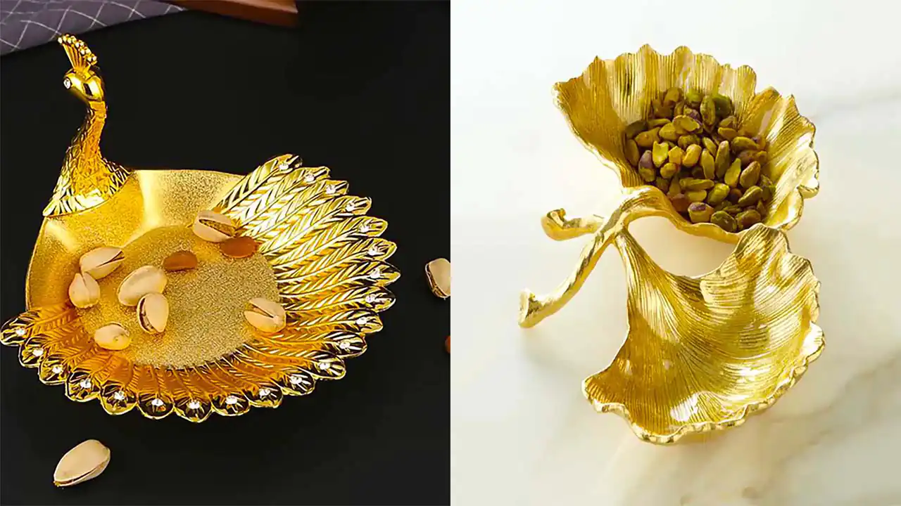 ظروف برنجی پذیرایی + جدیدترین مدل های ظروف برنجی پذیرایی برای مهمانی ها