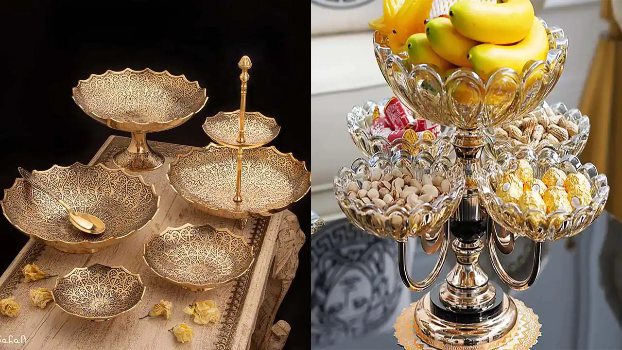 ظروف پذیرایی مدرن + خوشگل ترین مدل های ظروف پذیرایی مخصوص خانه سلبریتی ها
