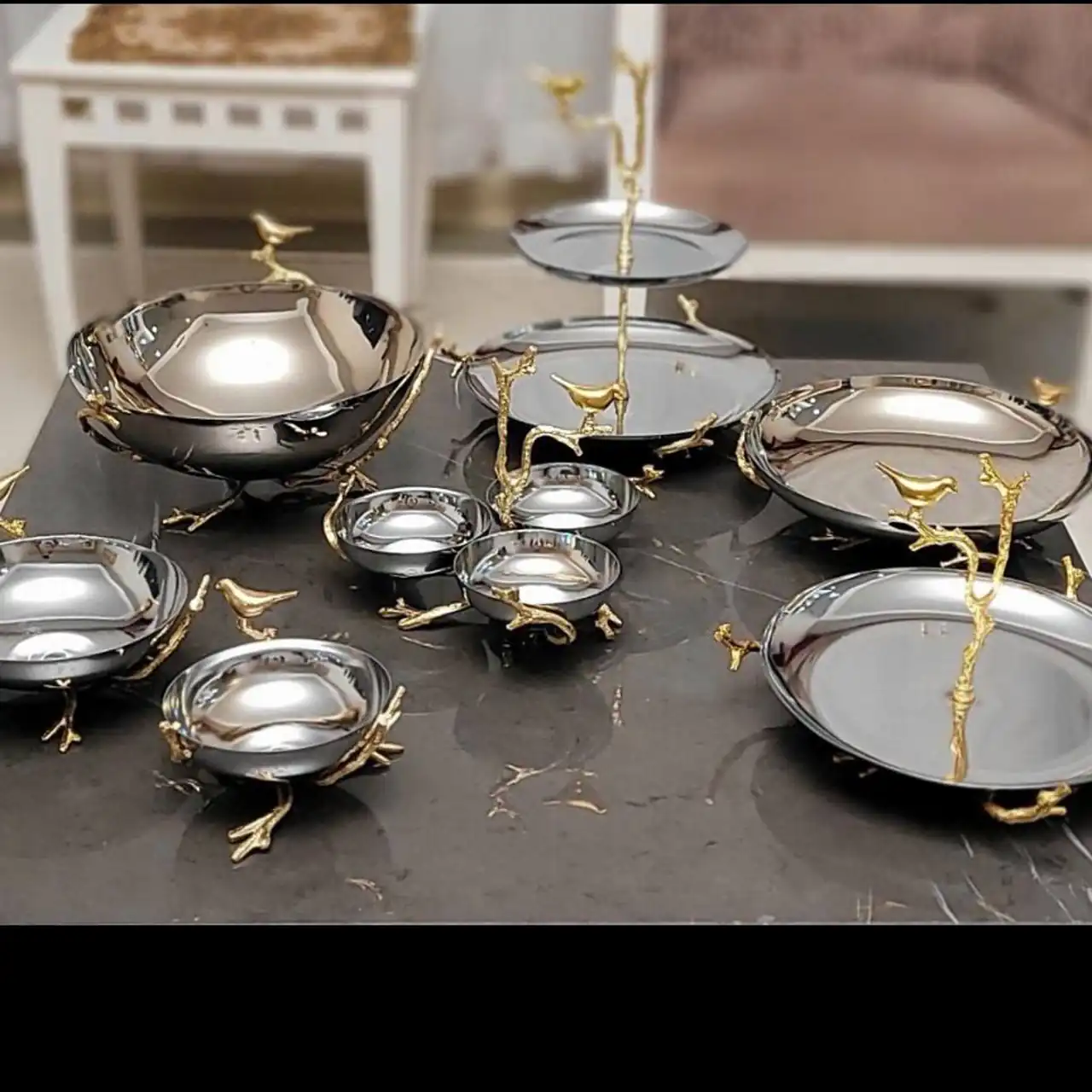 ظروف پذیرایی مدرن + خوشگل ترین مدل های ظروف پذیرایی مخصوص خانه سلبریتی ها