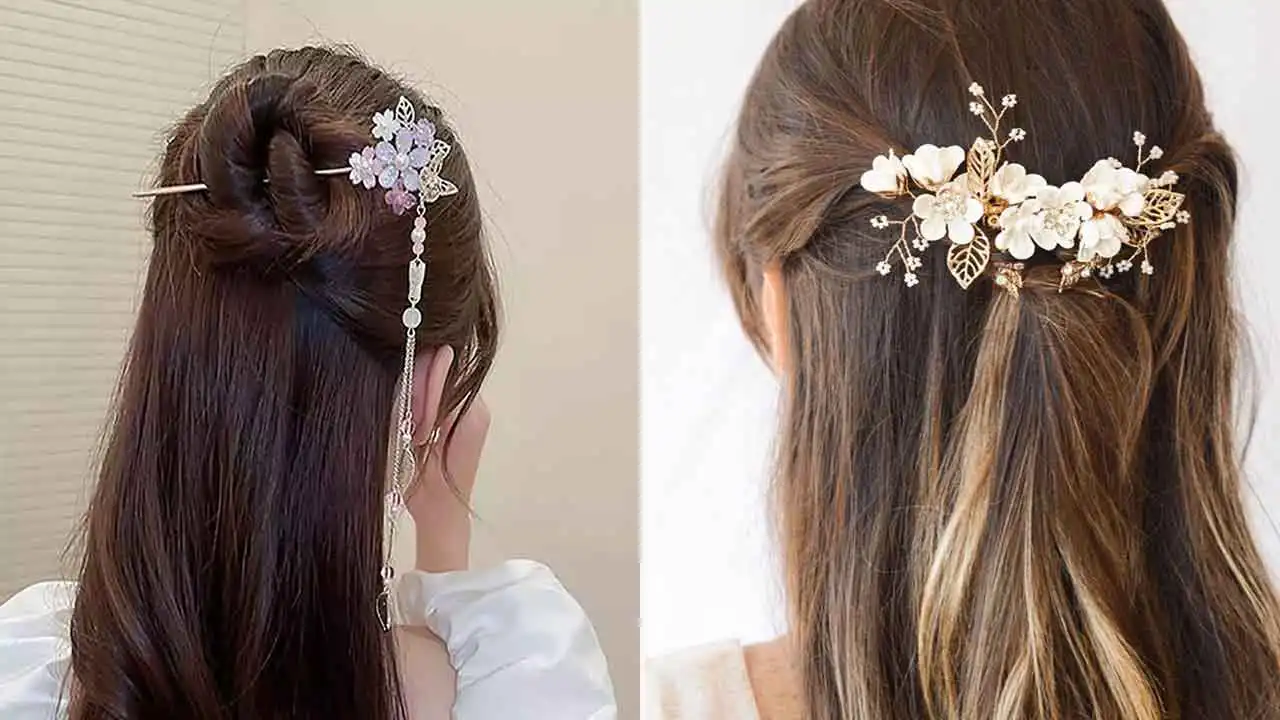 اکسسوری مو + مدل های زیبا و فانتزی گیره و اکسسوری مو دخترانه شیک